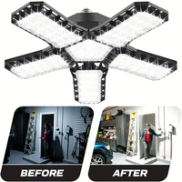 Flexible Panels LED Garage Light E26/E27 Screwed Bulb Workshop Lighting Bulbs Industrial Bulbs