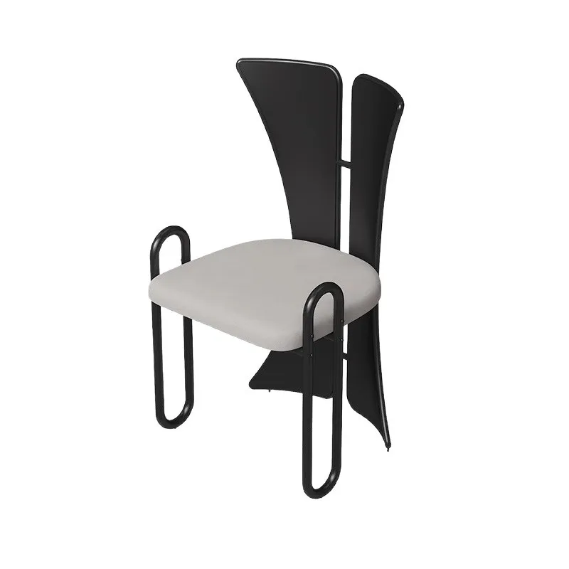 

#For Designer modern dining chair, simple chair, Italian style home restaurant single back chair, master leisure light luxury