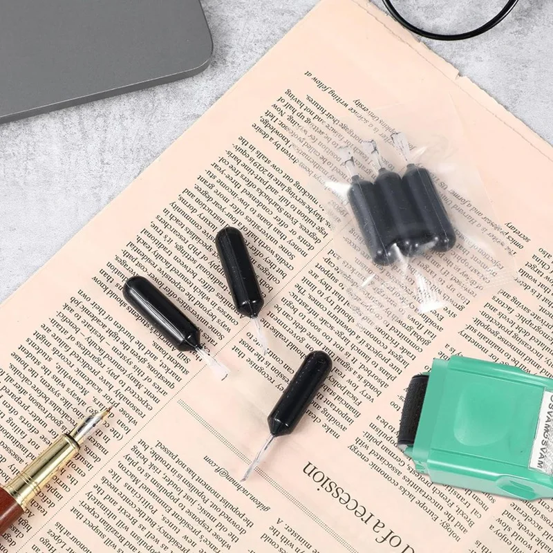 12Pc Ink Refills For Your ID Stamp Roller Refill Ink Confidential Roller Stamp Refill Ink To Cover Personal Mail Address