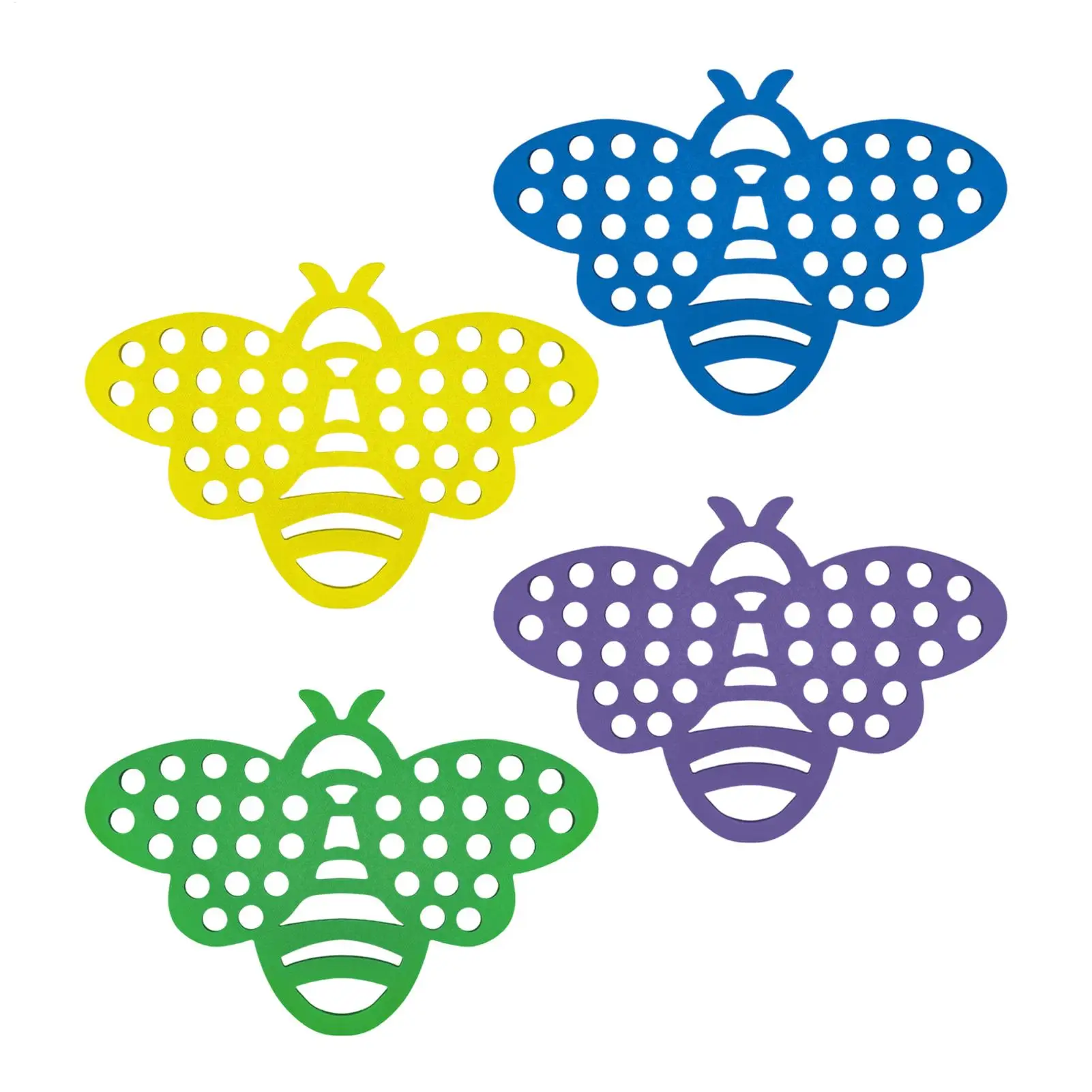 

Плавающие декоративные фигурки пчел (4 шт.) из легкого пенопласта для сада, веранды, двора, террасы, патио