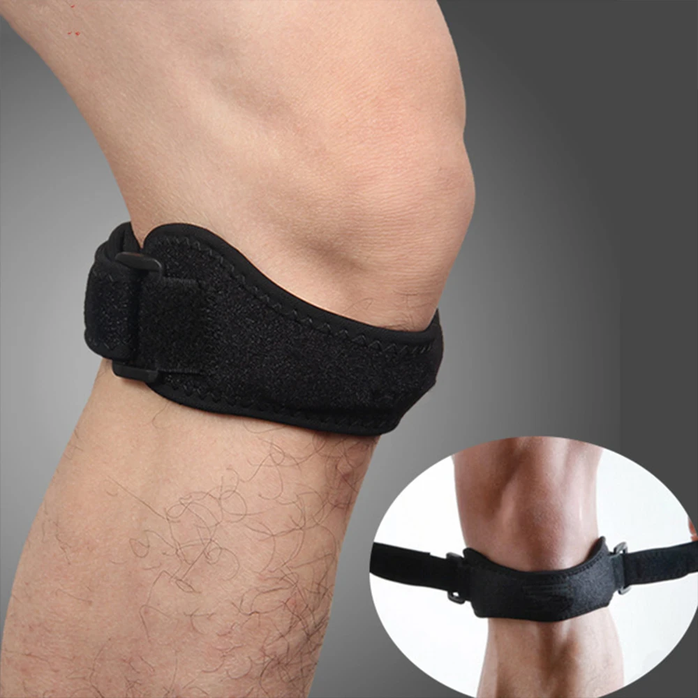 

1PCS Adjustable Patella Kneecap Band Knee Tendon Strap Protector Knee Pad Running Sports Cycling Gym Knee Support