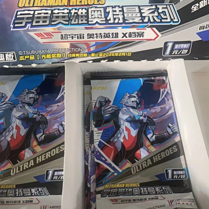 

Натуральная дуговая карта KAYOU, супер Вселенная, Ultraman X Files, коллекционные карты, битва, детские игрушки, подарок на фестиваль