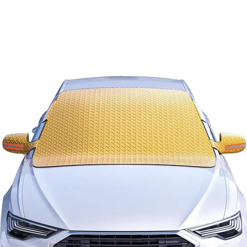 Windshield Cover Sun Shade Car Windshield Rain Cover Sunlight Resistant All Weather Windshield Protector Winter Car Accessories