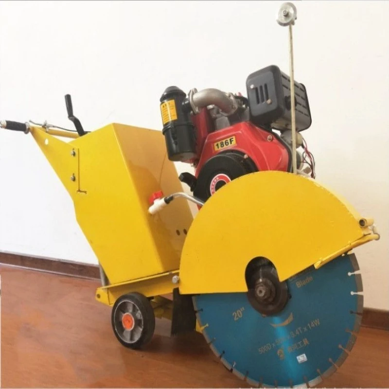 Machine de découpe de chaussons, machine de découpe de route diesel électrique