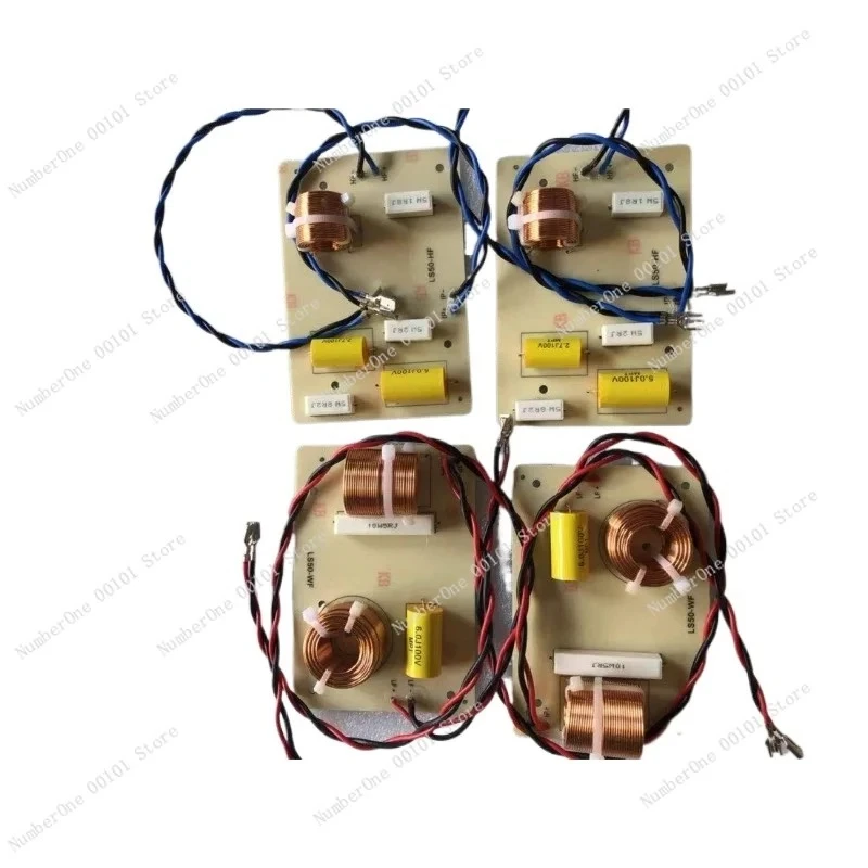 

LS50 2-Way Crossover Kit (4pcs Set) - 2 Tweeter + 2 Woofer Frequency Divider for HiFi Speakers, Home Audio, Car Stereo System