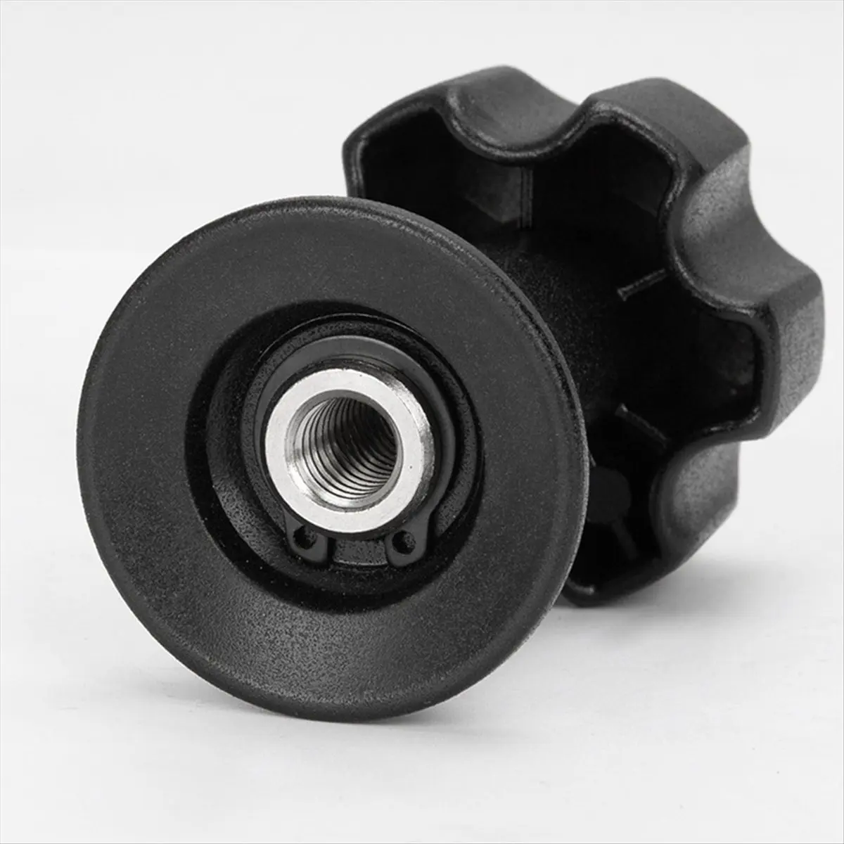 

ABJA 75mm Half Ball Flat to Bowl Adapter with 1/4in and 3/8in Screws for Fluid Head Tripod DSLR Rig Camera Tripod Tripod Bowl