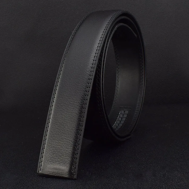 Alligator Belt Green 3.5cm Leather Automatic Belt Classic Fashion Personality Belt No Buckle