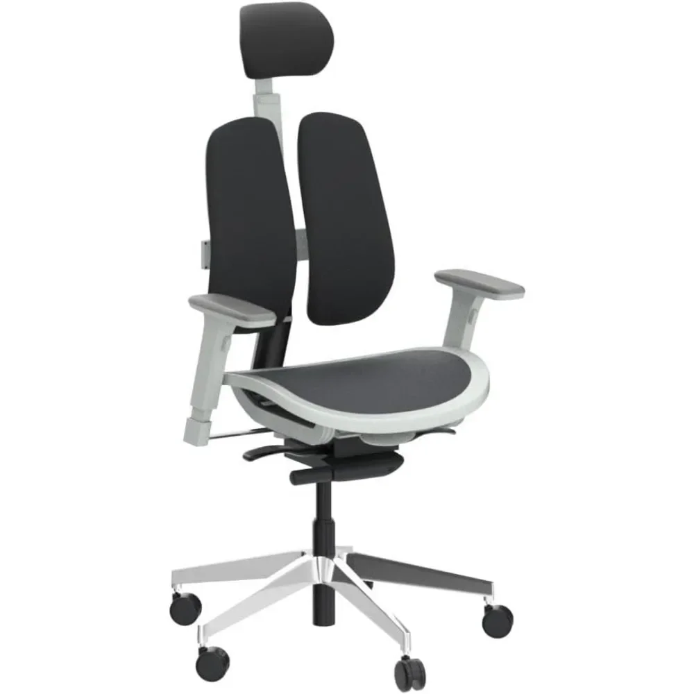 

Office Chair, Home Desk and Chair, Administrative, Best Back Pain , Stainless Steel, Plastic，Mesh Office Chair (white)