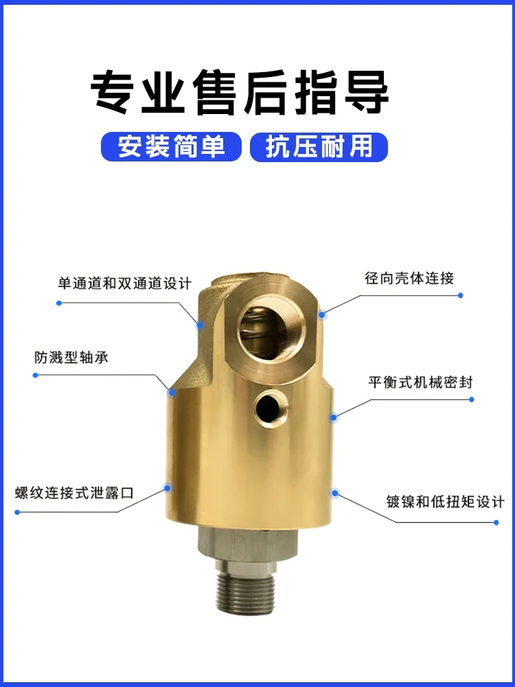 Deublin 155-000-001 high speed water rotary union 1/2 NPT R H