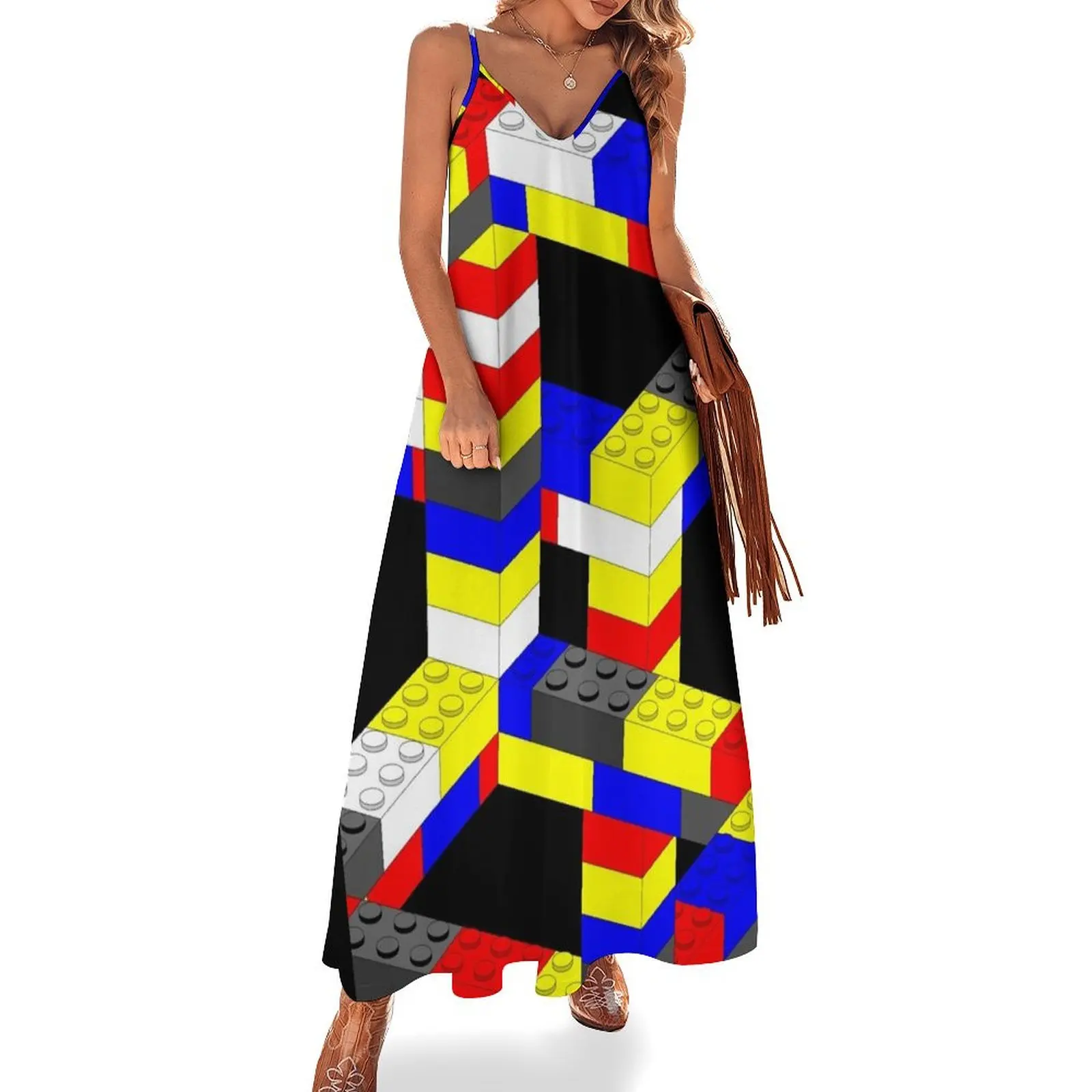 Impossible Cube Bricks Original Sleeveless Dress beach outfits for women women's fashion dresses Dress