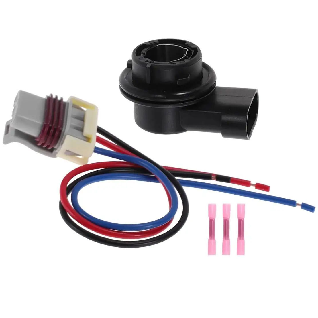68285062AA 77367320 Tagfahrlicht-Sockelstecker-Kabelbaum-Set ohne Glühbirne, passend für Fiat 500X 2015–2020, Jeep Renegade 2015–2018
