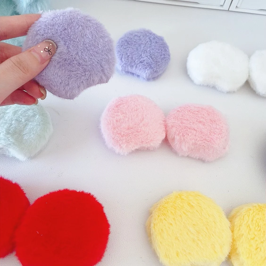 50/20Mickey large ears filled with cotton ear accessories multi-color colorful and handmade DIY production materials handmade ac
