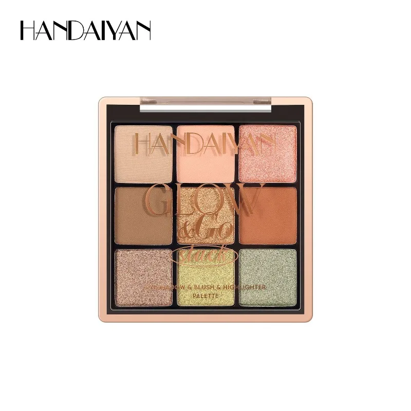 3 Layer Makeup Palette All in One Eyeshadow Blush Highlighter Compact Travel Friendly for Complete Everyday Face Makeup Looks