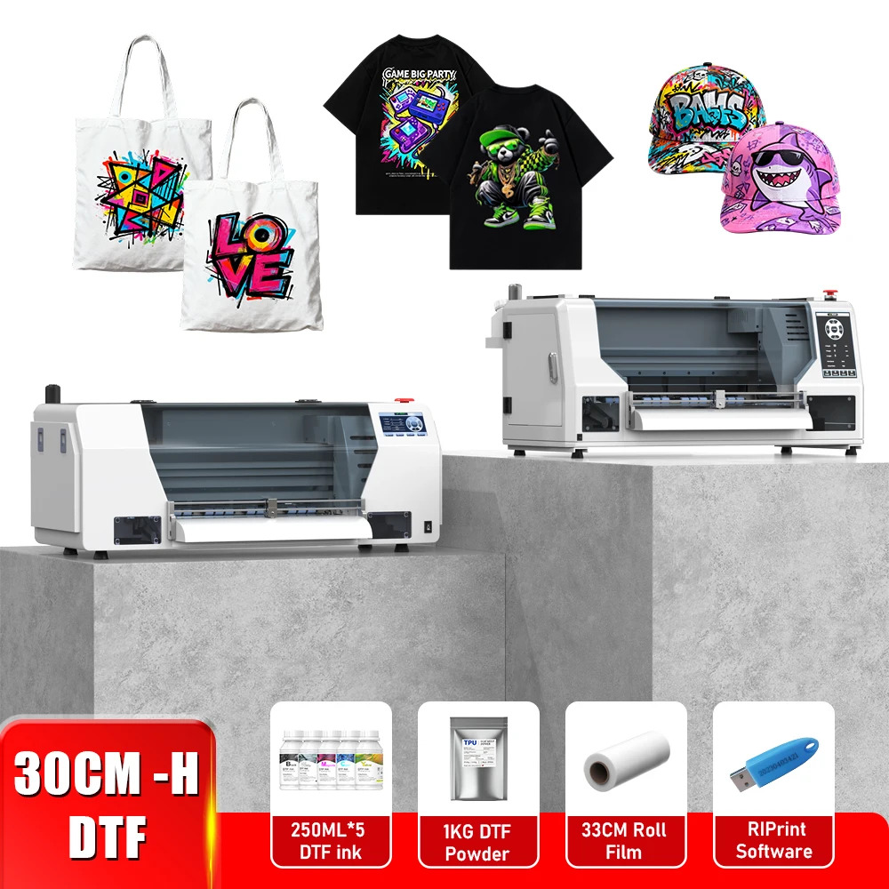 

For Epson XP600 DTF Printer A3 dtf printer Machine Directly To Film with dtf Oven Shaker For A3 fabric t shirt printing machine