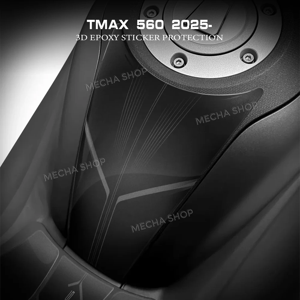 

For TMAX560 Tmax 560 2022 2023 2024 2025 2026 3D Stickers Protection Kit Tank Pad Stickers Motorcycle Fuel Tank Accessories