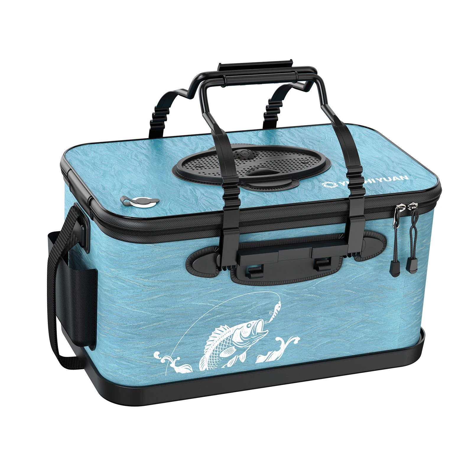 

Рыболовные ведра, ведра для наживки, рыболовные инструменты, прозрачные, материал EVA, складные, контейнеры для рыб и воды, большая вместимость