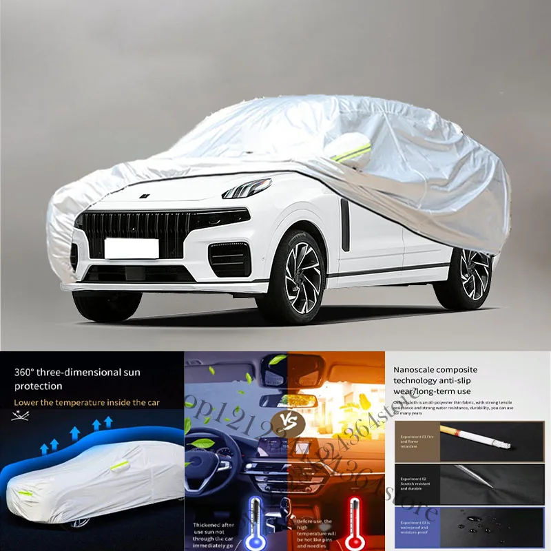 

For Lynk 09 Auto Anti snow Anti dust Anti-uv Anti peeling paint And Anti Rainwater 210t car cover Car cover protection