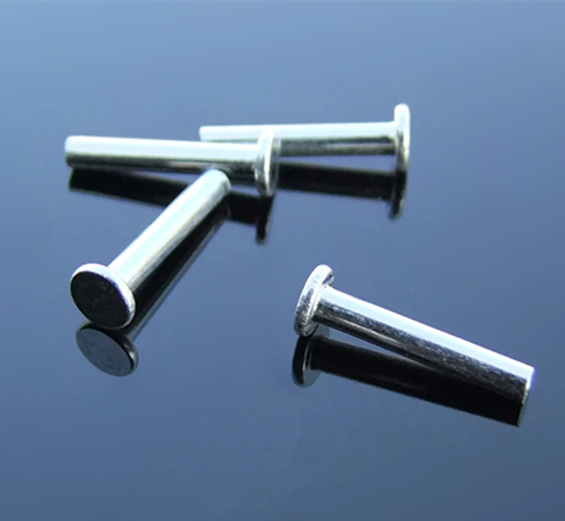 

50pcs Flat Head Cylindrical Pin Positioning Pin 2*13mm/2*21mm Locating Pins Shaft Hardware Fastener