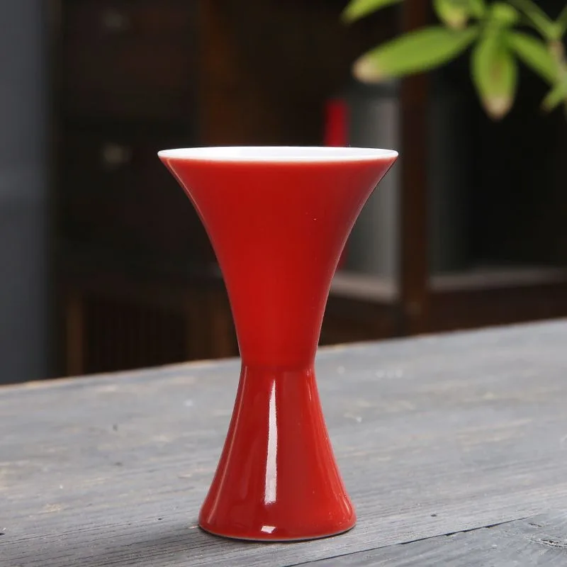 Ceramic Small Wine Glass Petty Cup Unique Drinking Utensils Porcelain Kitchenware Chinaware Ornament Cute Personality Vessel ml