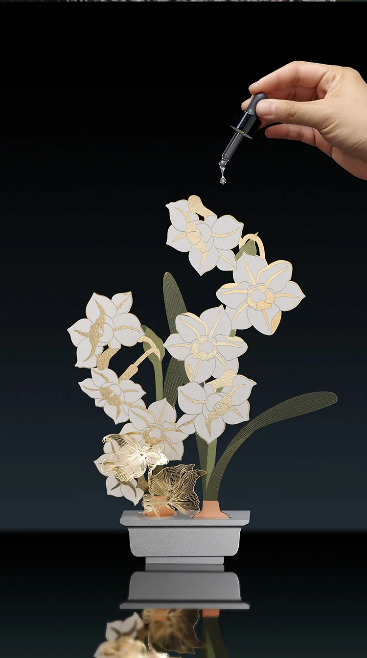 

Aromatherapy ornament diffuser - creative floral design, minimalist modern style, high-end multifunctional, suitable for office