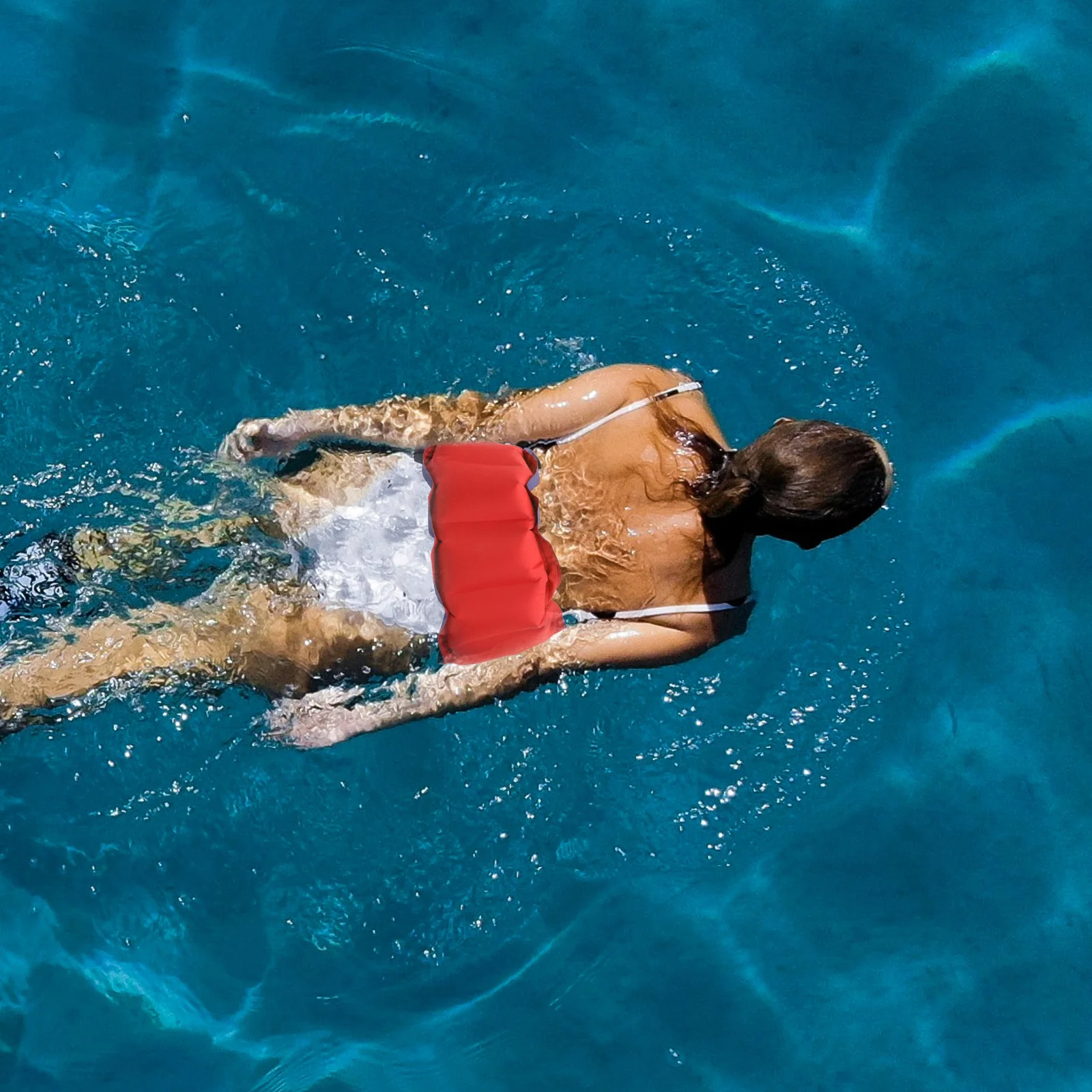 

Swimming Training Belt Buoyancy Waist Float Adjustable Buckle Lightweight Swim Aid Beginner Pool Floating Equipment