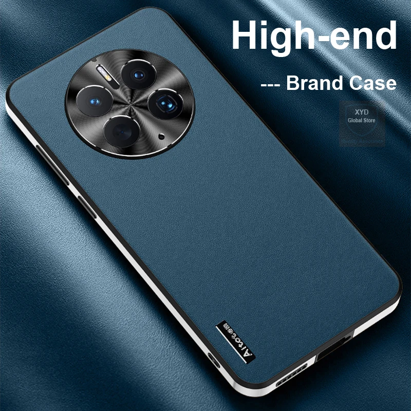 

For Huawei Mate 50 Pro Mate50 Case Matte Leather High end Brand Phone Back Case For Huawei Mate50 Pro Mate 50 Cover Bumper Shell