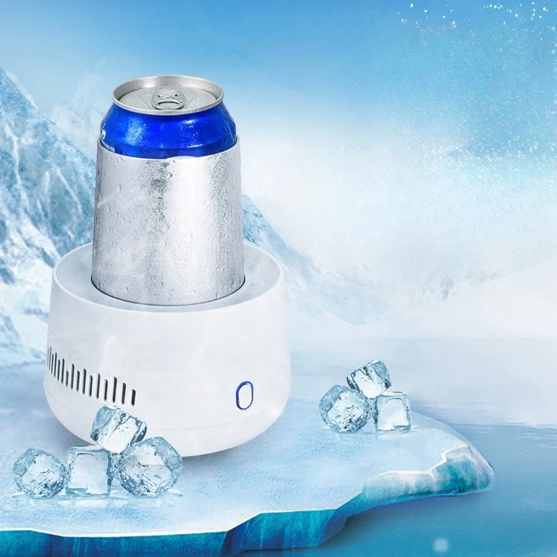 Desktop quick-cooling ice maker, refrigerator, cooling cup, cup, and cup—portable