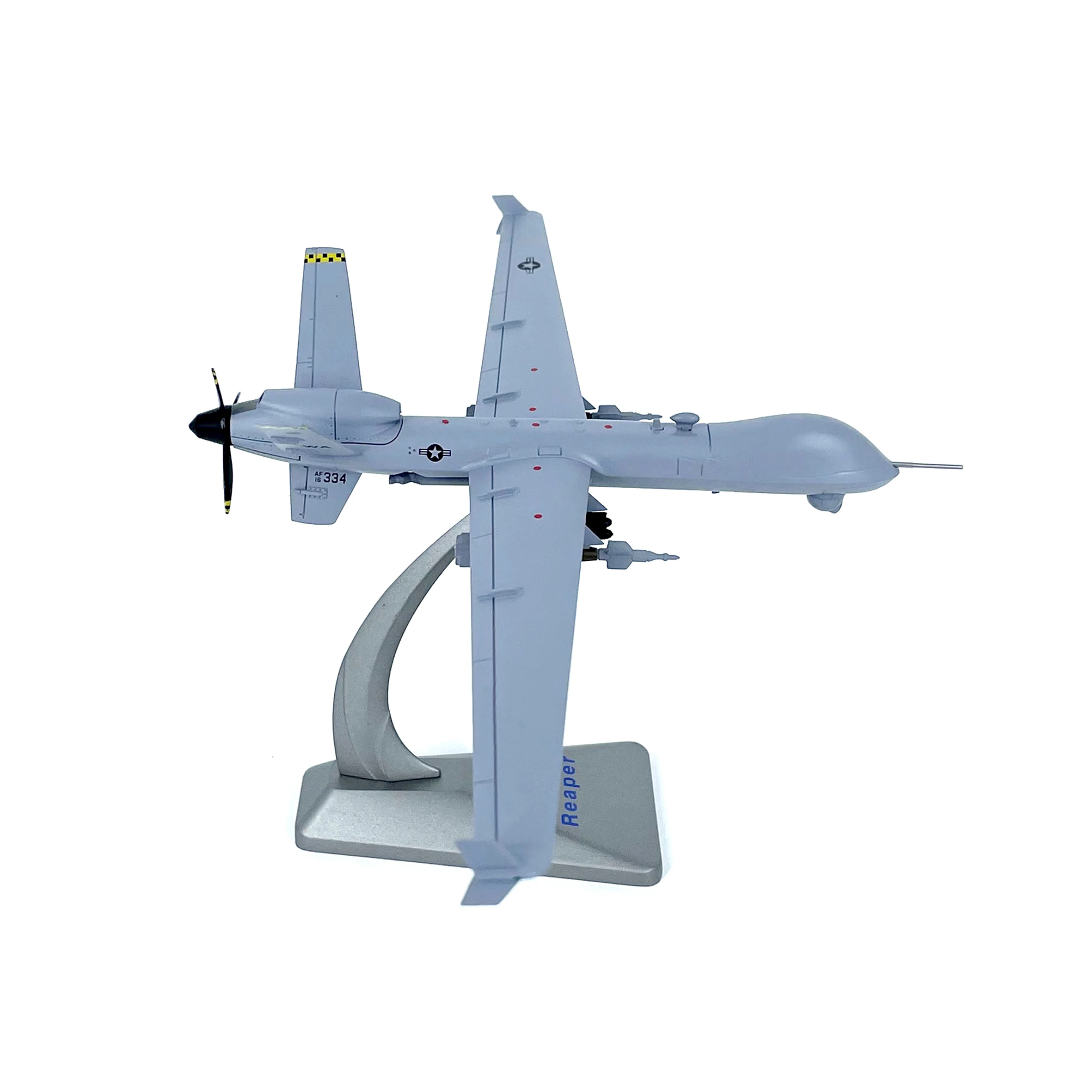 1: 72 نموذج طائرة بدون طيار قتالية أمريكية MQ-9 نموذج مجموعة المنتجات النهائية المصنوعة من خليط معدني