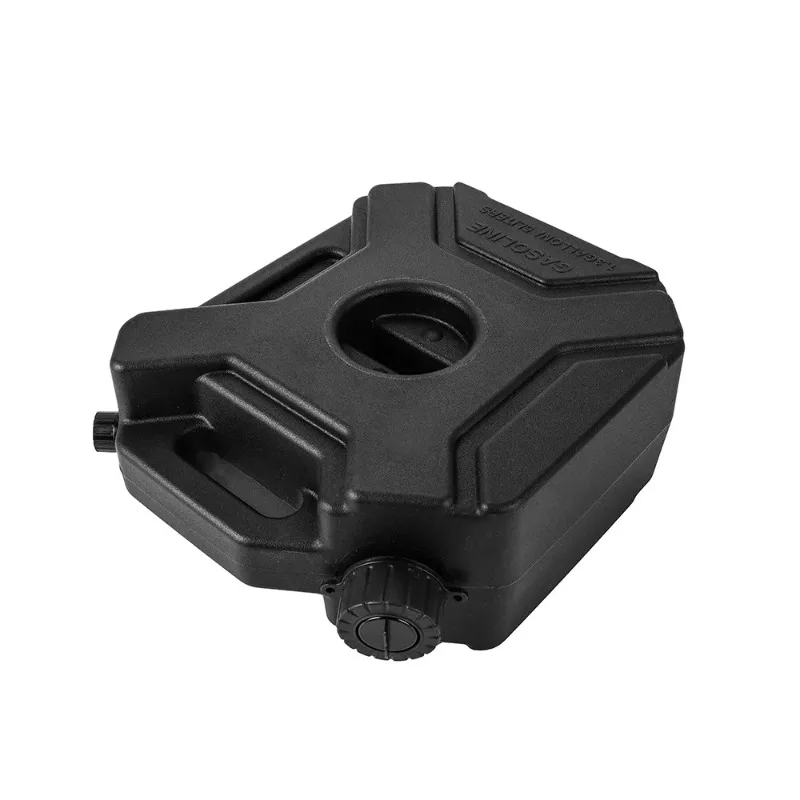 خزان الوقود الاحتياطي للسيارات والدراجات النارية 3 لتر وعاء زيت الطوارئ مع قفل أسطوانة زيت بلاستيكية تعمل بالديزل والبنزين سميكة #5