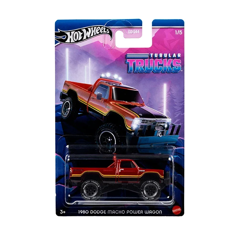 Original Hot Wheels Car Tubular Trucks Diecast 1:64 Toys for Boys Ddge Macho Power Wagon Chevy Blazer Jeep Toyota Birthday Gift