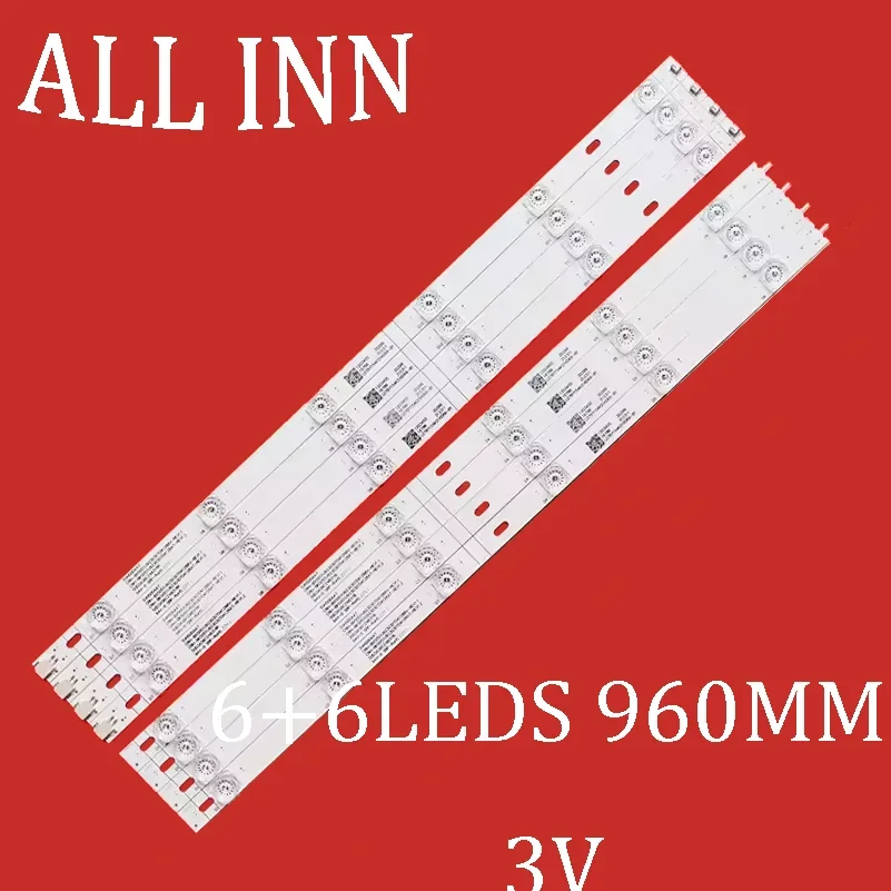 

12 светодиодных лент подсветки для 50A7500 50A7500F 50A7500FTUK 50AE7400 50AE7400F 50AE7400FTUK SVH500AD6 JHD500X3U51-TAL2K2