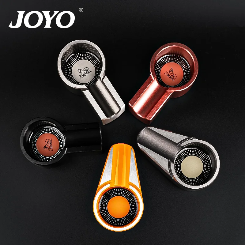 

JOYO Creative Portable Cigar Ashtray Anti-slip Ash Tray Tobacco Cigarette Pocket Ashtrays Holder Cigar Accessories Men Gifts