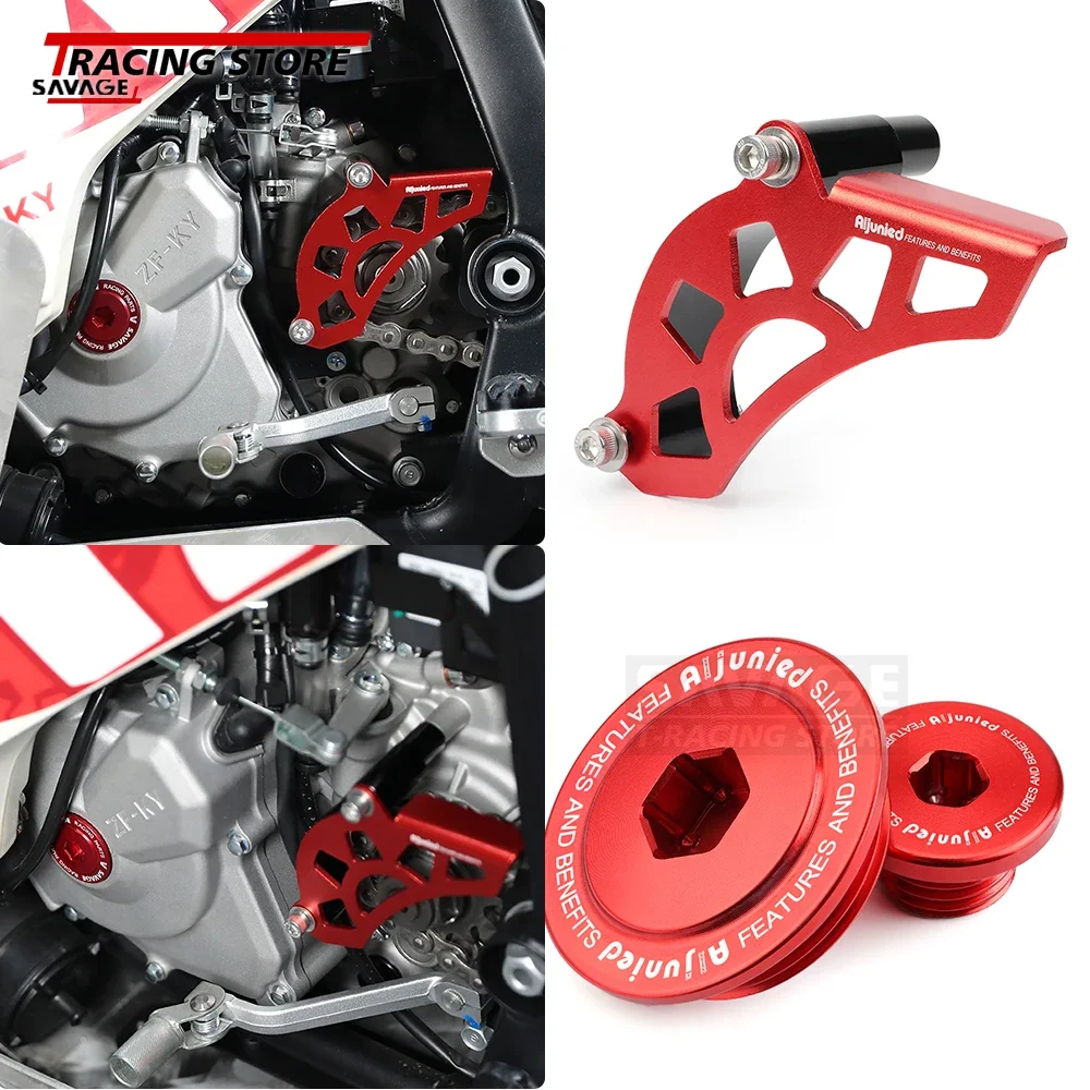 450 Protector Frame Wheel Slider Guard Brake Caliper Master Cylinder Sprocket Chain ABS Sensor Cover For KOVE 450 Rally Motor