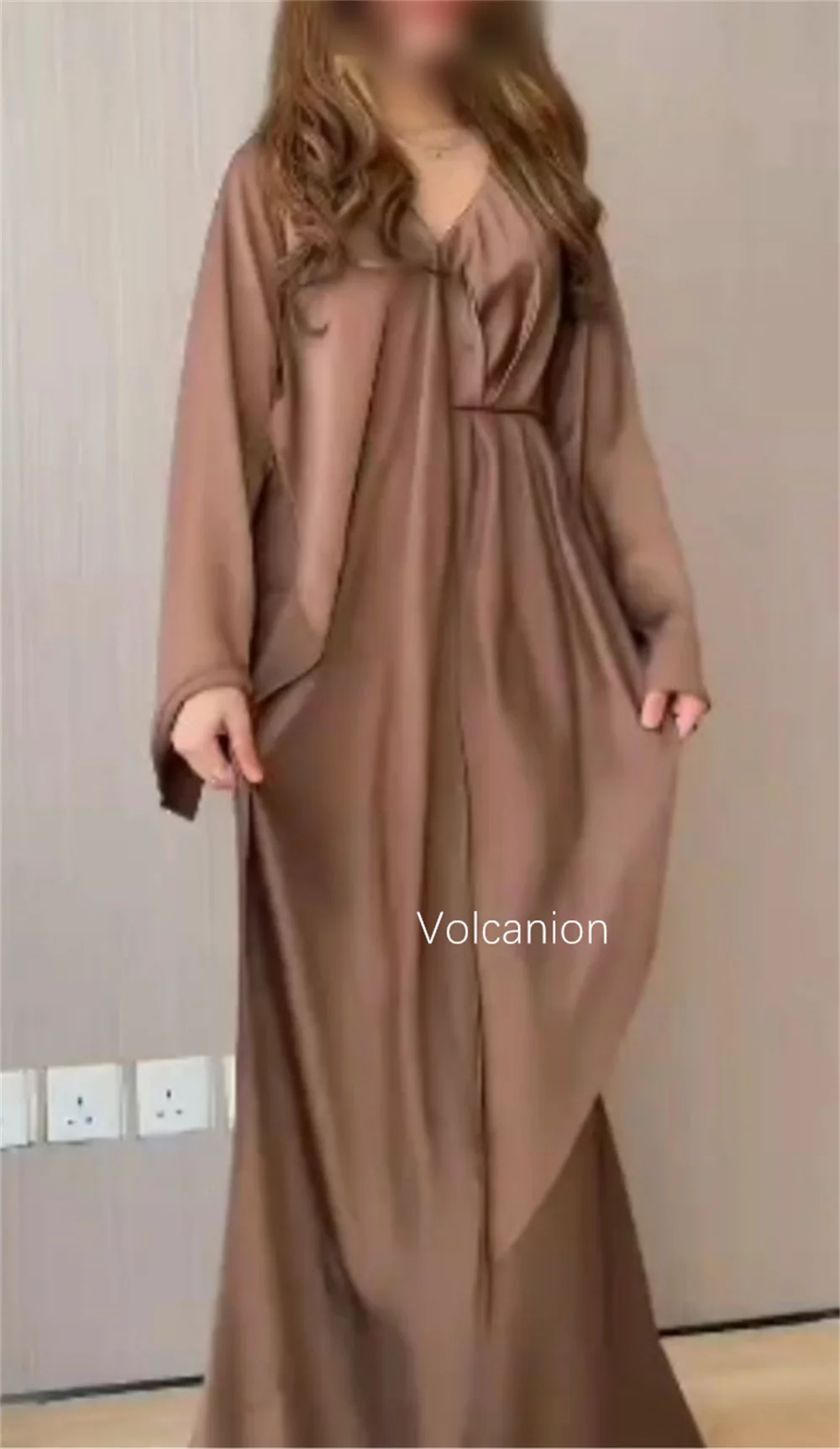 تخصيص الطية وشاح الخامس الرقبة ألف خط فساتين طويلة مناسبة مخصصة العودة للوطن بسيطة عارضة الأحجام المتاحة