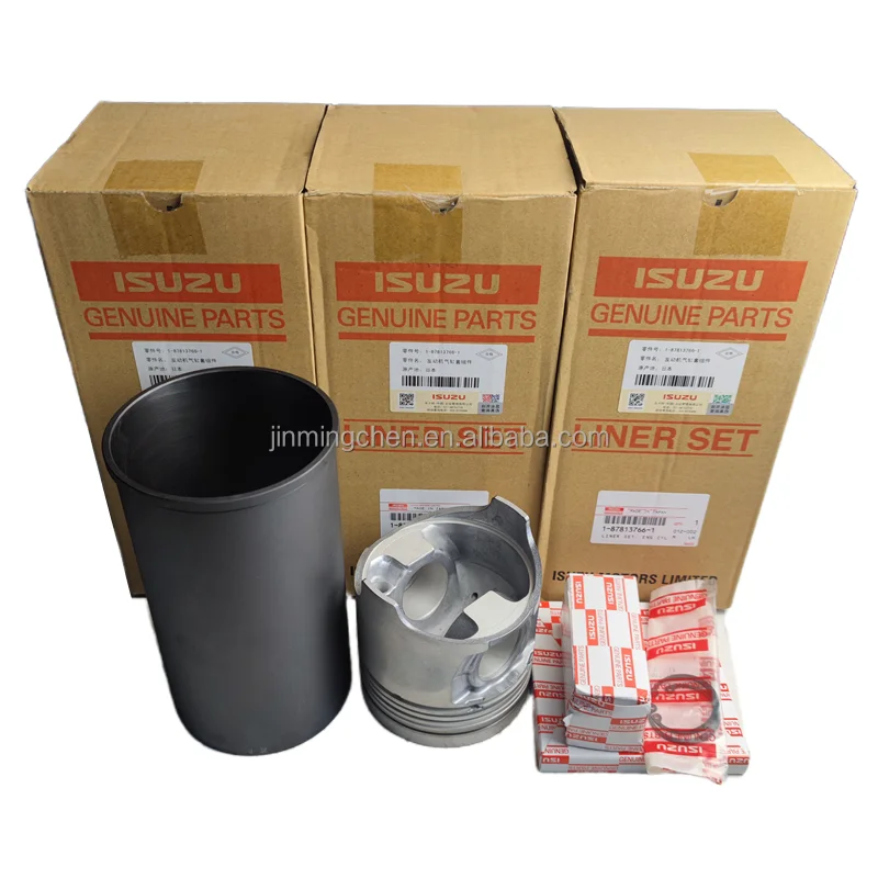 

Genuine Isuzu Engine Parts Cylinder Liner Set 1878137661 1-87813766-1 for 4HK1 6HK1 4LE1 CX210B CX240C SH210-5 SH210-6