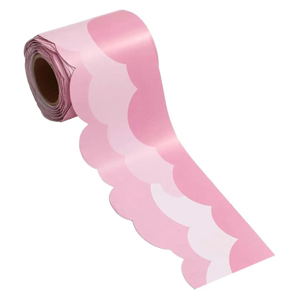 

1 Roll Of Cloud Shaped Border Sticker Classroom Bulletin Board Trim Aesthetic Decorations Easily Cut
