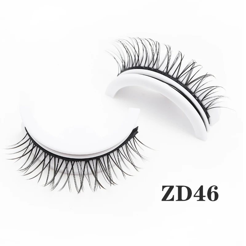 DINGSEN Koreanische Selbstklebende Wimpern Natürliche Wiederverwendbare Wimpern Manga-Wimpern Make-up-Produkte Ohne Klebstoff Wimpern – Detail 19