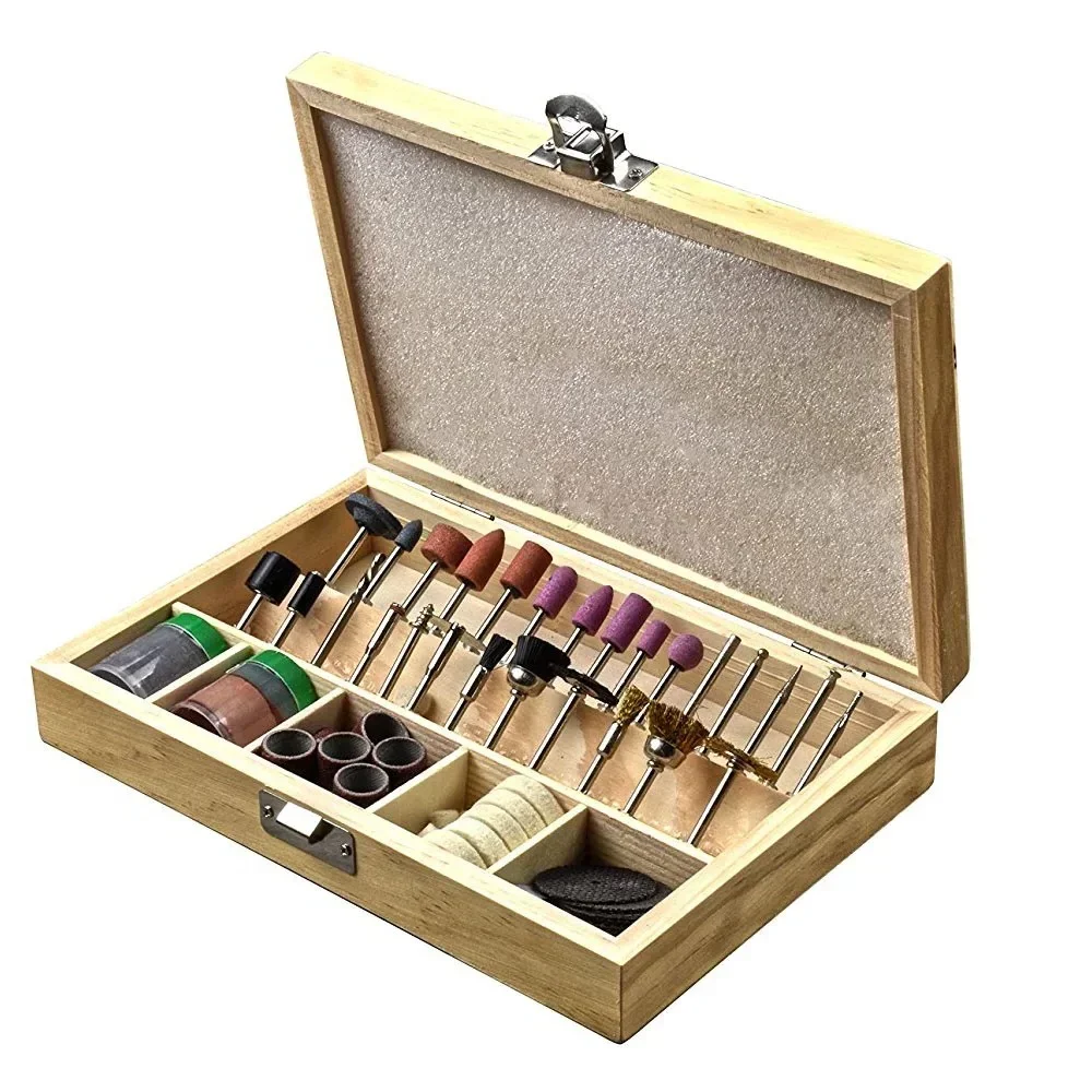 

Набор бит, 100 шт., аксессуары для электрических вращающихся инструментов для шлифовки, полировки, абразивный инструмент с ручкой 1/8 дюйма, чехол для полировки, вырезание