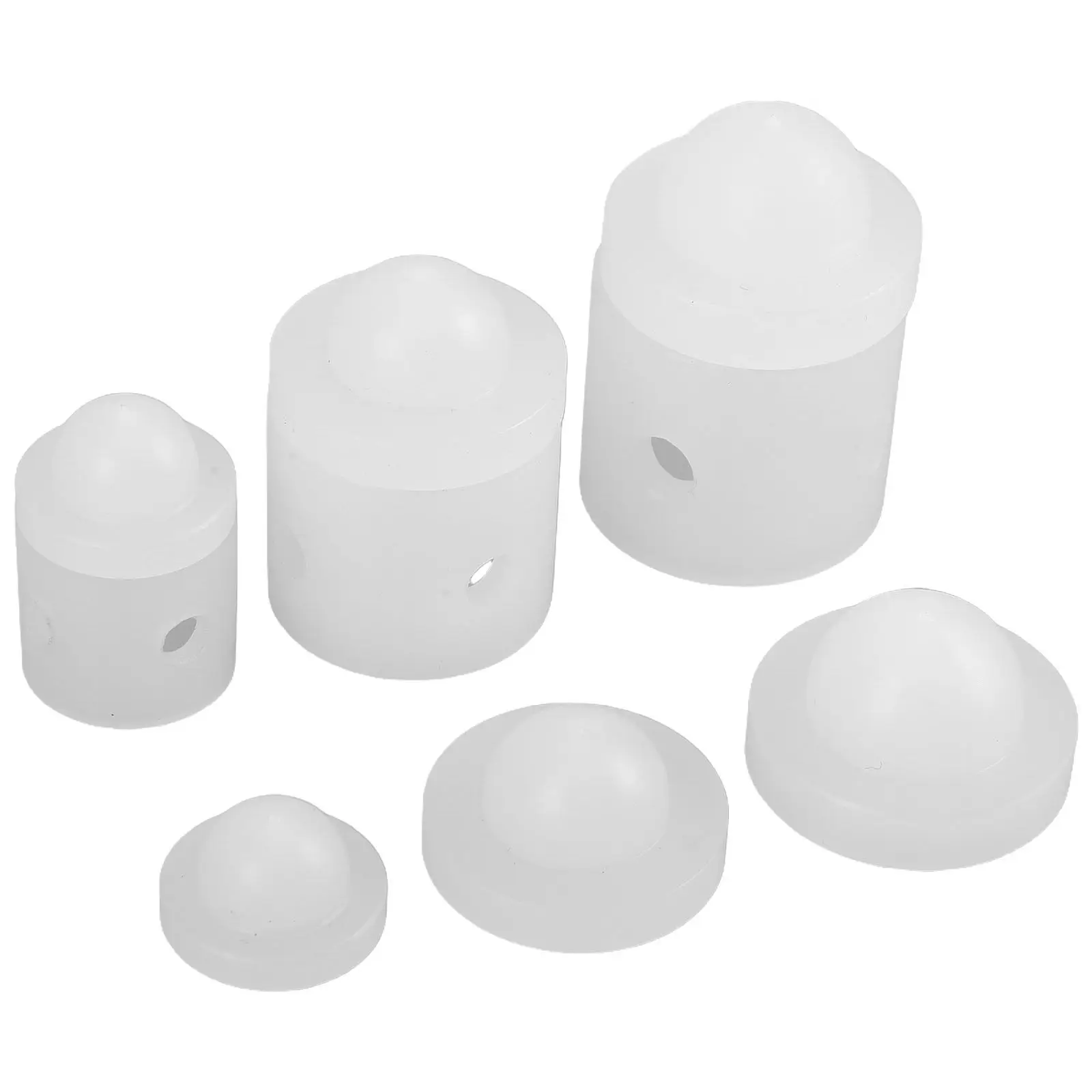 

3Pcs Leathercraft Bell Form Nylon Mold Kit Smooth Finish Reusable Handcraft Bell Making Mold for DIY Art Projects