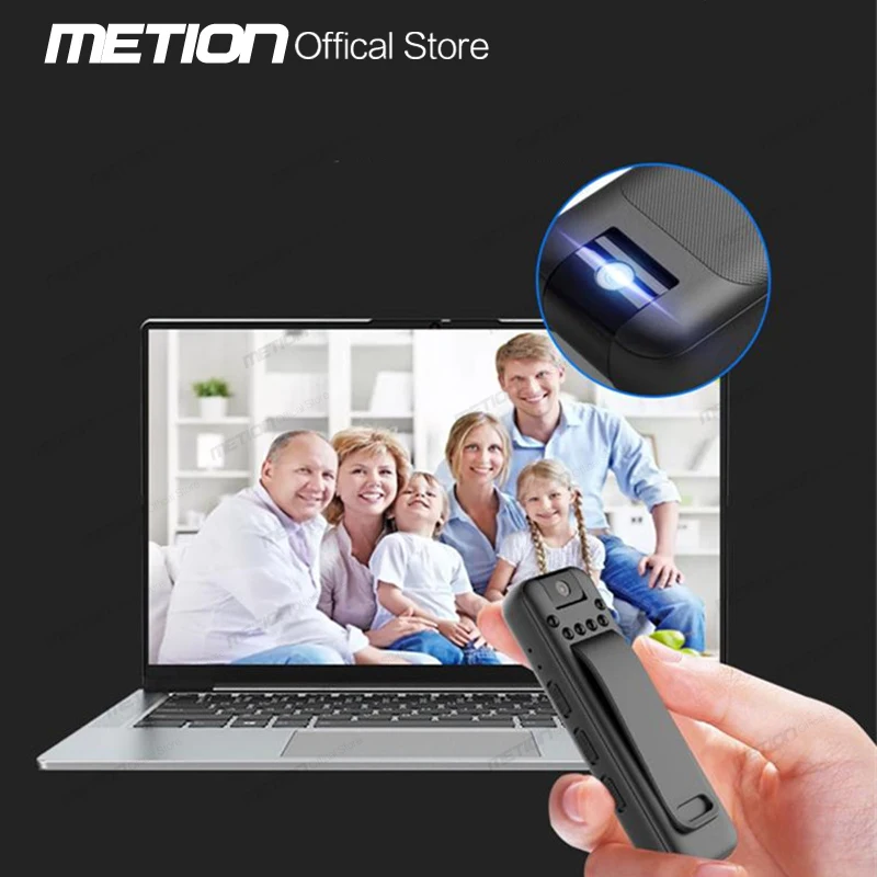 Mini câmera corporal digital full hd 1080p, câmera de movimento, visão noturna, gravador de vídeo dv, portátil, aplicação da lei, conferência