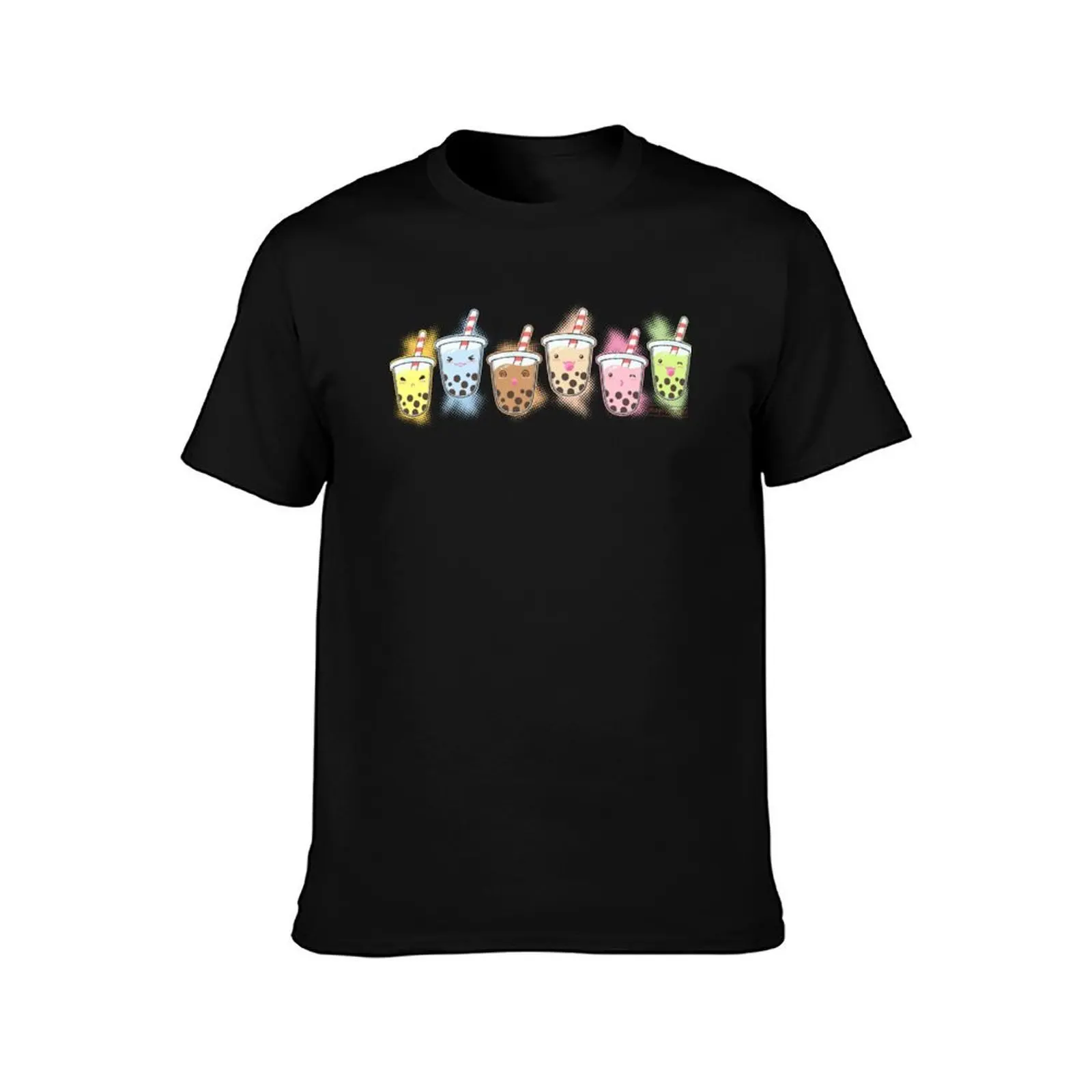 Bubble Tea Friends T-Shirt Independence Day Short Sleeve T-Shirt