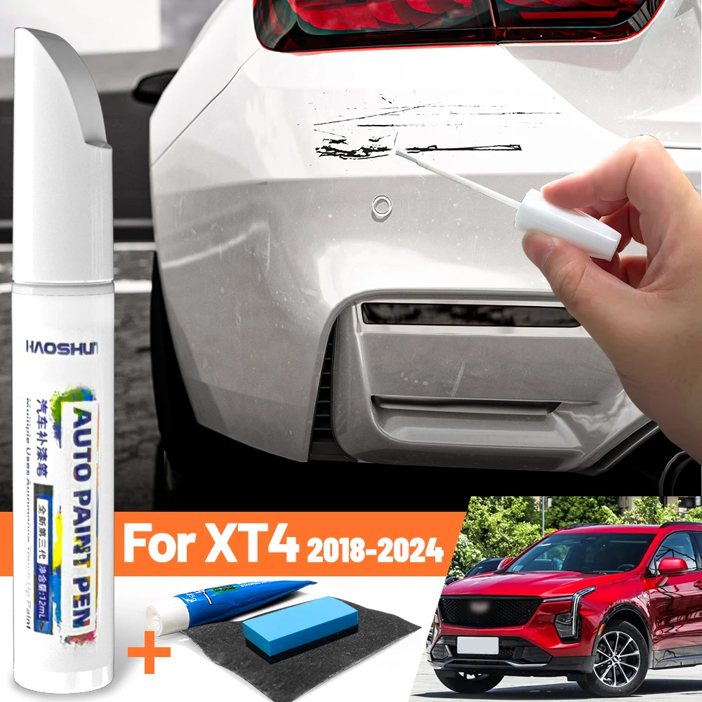 Car Paint Pen Paint Care Fixer Scratch Repair Wax Painting Scratch Remover For Cadillac XT4 2018-2024 2019 2020 2021 2022 2023