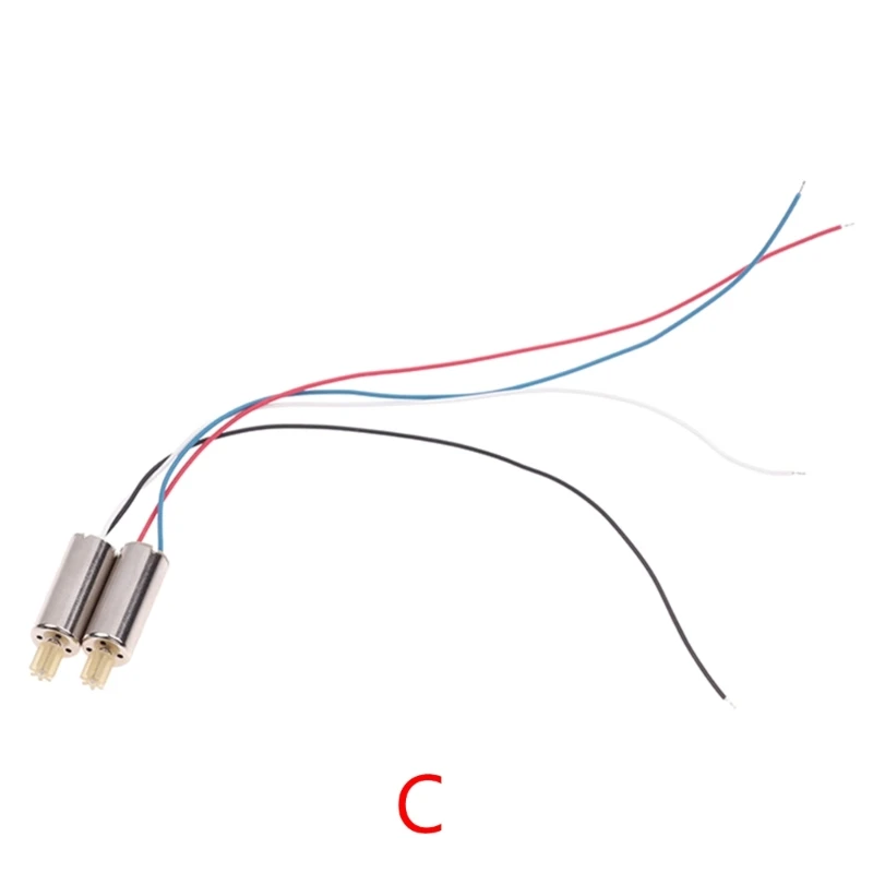 Durable Positive Negative Motor Set for Remote Control Crafts Spare Parts for Various Flying Devices Quadcopters H37A