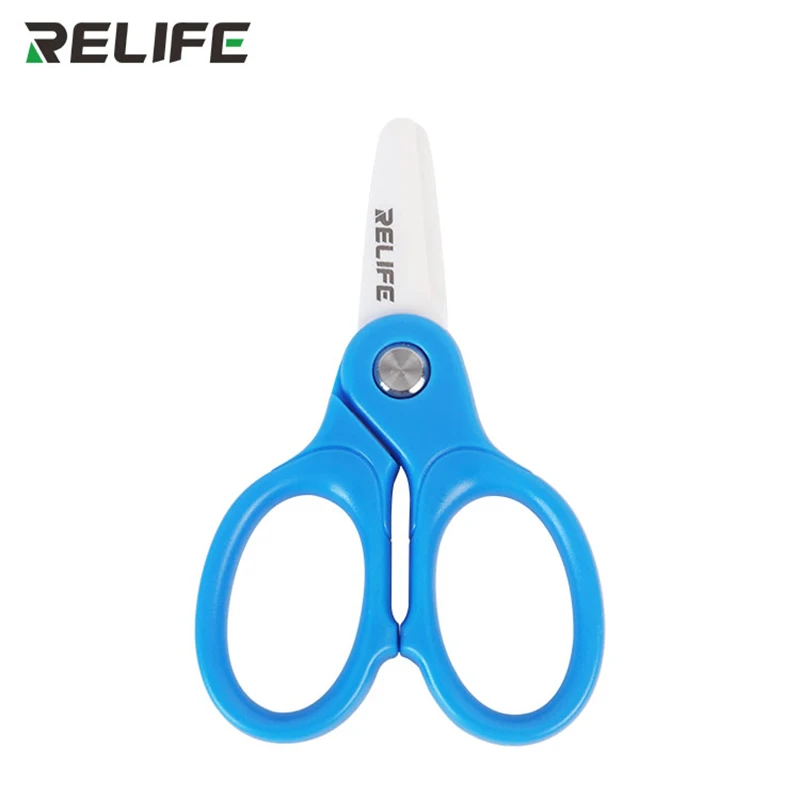 

RELIFE RL-102A Mini Insulated Ceramic Scissors High Hardness for Mobile Phone Battery Cable Cutting Phone Repair Tools