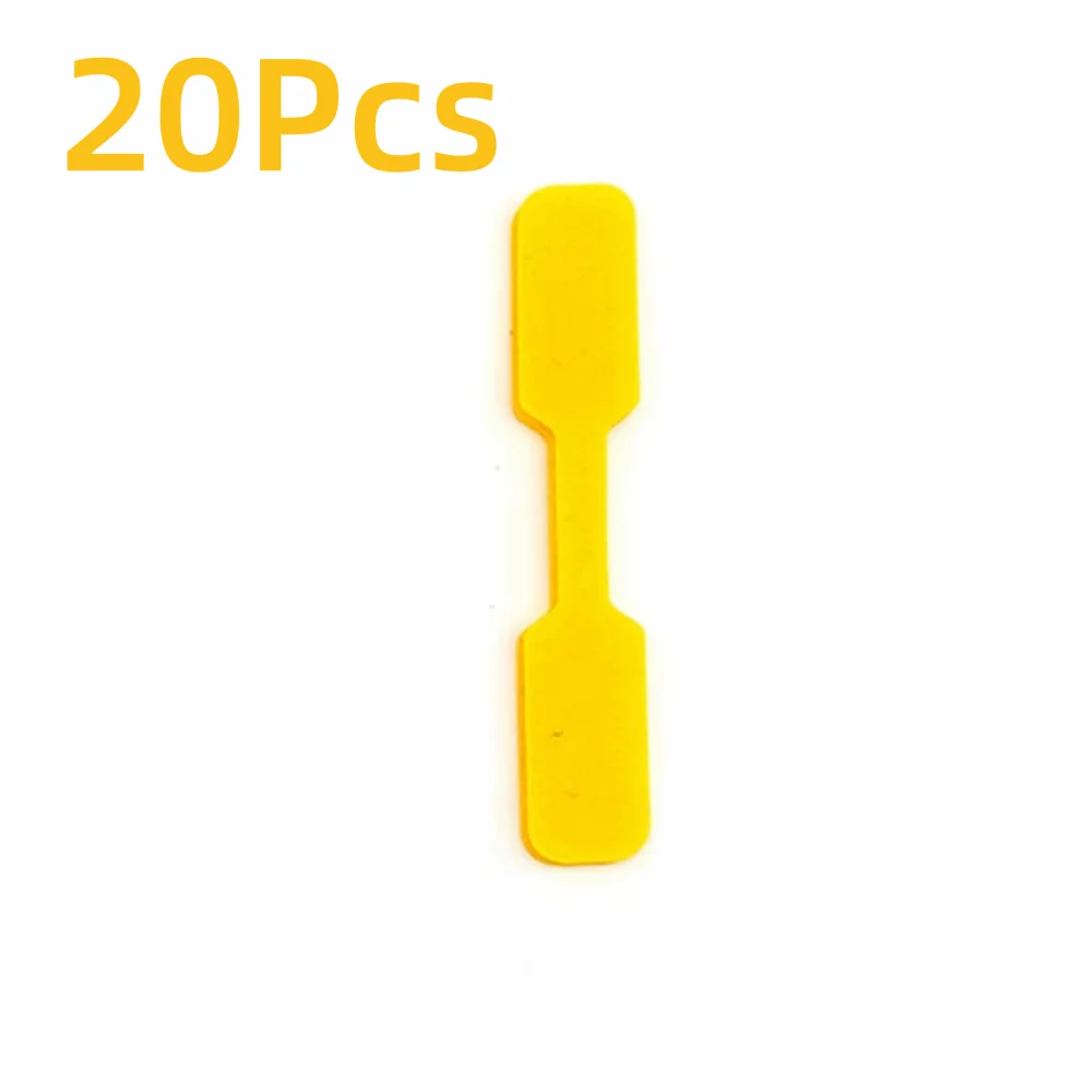 20Pcs Pcs 20 Pcs Nylon Cable Labels Writable Function Durable Wire Labels Self Adhesive Waterproof Cord Labels Identifying Wires