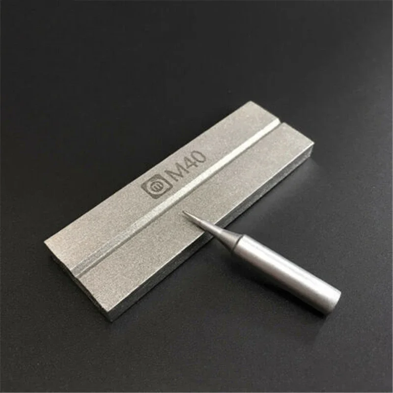 Grindstone M40 Gold Steel Whetstone Tweezers Grinding Blade Tweezers Repair tool Amaoe Huimintong