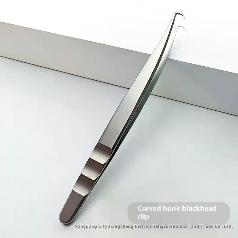 7-vormige haakclip Acne mee-eter pincet Gezichtsschoonheid Verwijder acne-naaldgereedschap voor huidverzorging