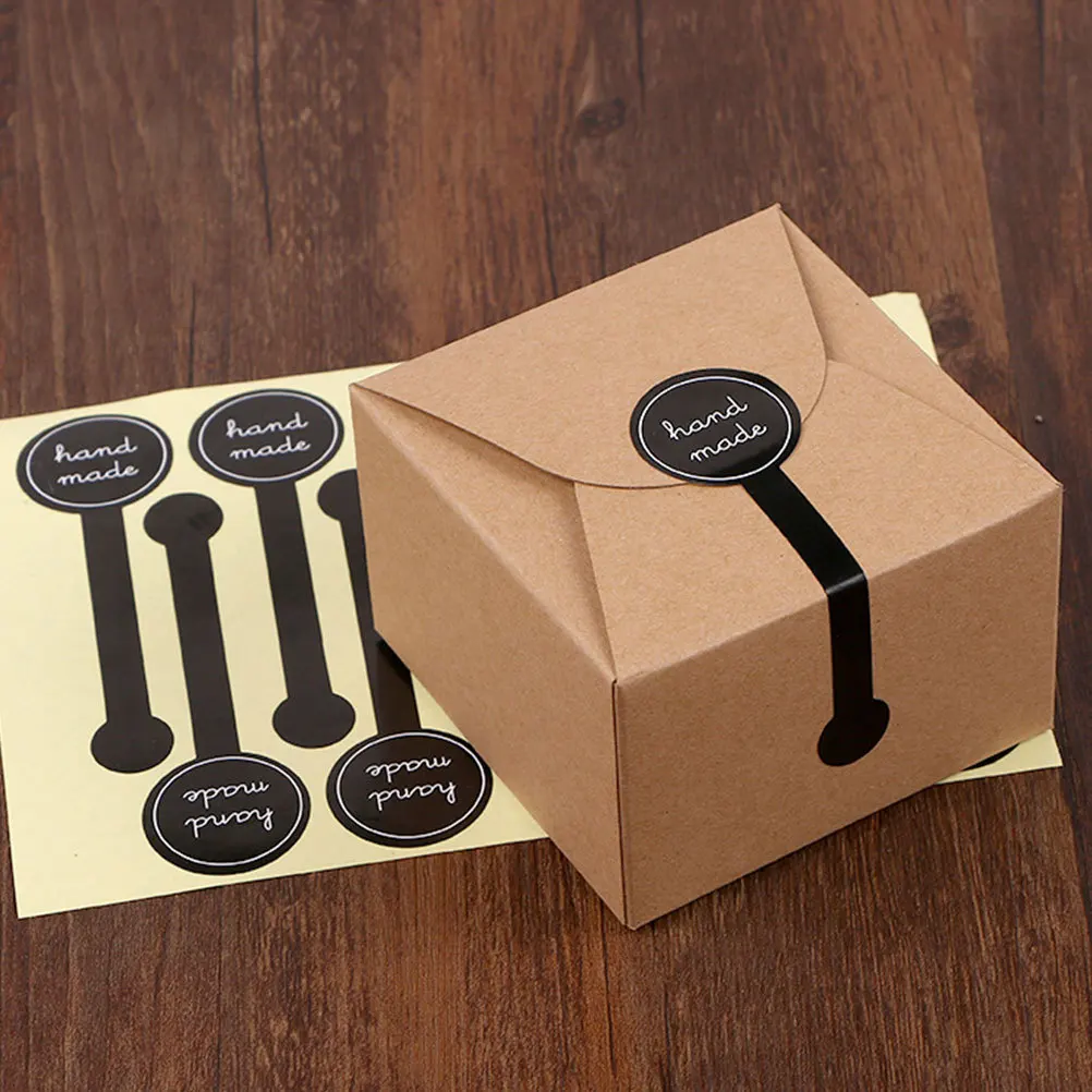 

60 Sheets Tamper Proof Labels Decorative Seal Stickers for Gift Packaging Baking Box Sealing Label Stickers Multi-Function