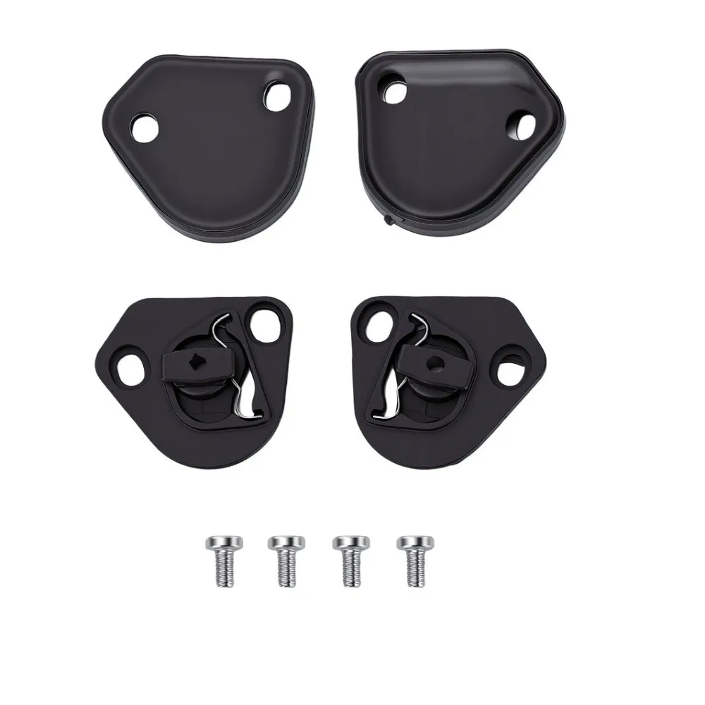 Steel Helmet Visor Base Screw Included Black Helmet Visor Screw Kit Precise Fit Helmet Visor Replacement Helmet Maintenance