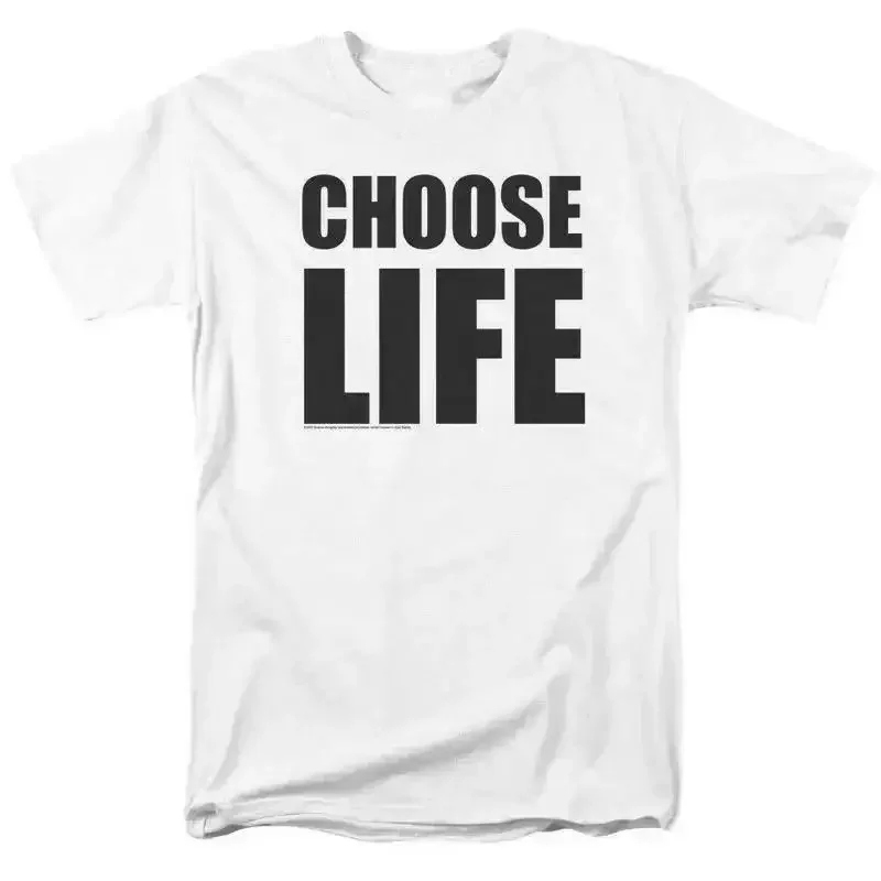 Camiseta Wham Choose Life Pop Wake Me Up Before You Go Music Blanca